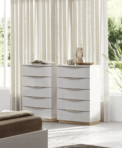 Kharma White Gold 5-Drawers Chest