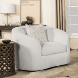 Rainn Latte Upholstered Tight Back Accent Chair