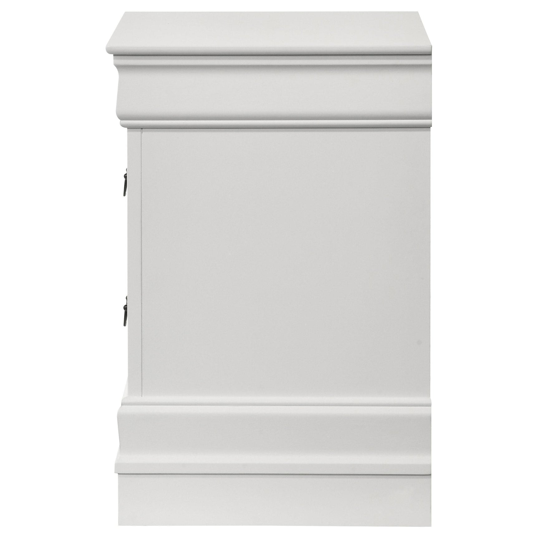 LOUIS PHILIPPE Louis Philippe 2-drawer Nightstand Bedide Table White 202442