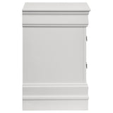 LOUIS PHILIPPE Louis Philippe 2-drawer Nightstand Bedide Table White 202442