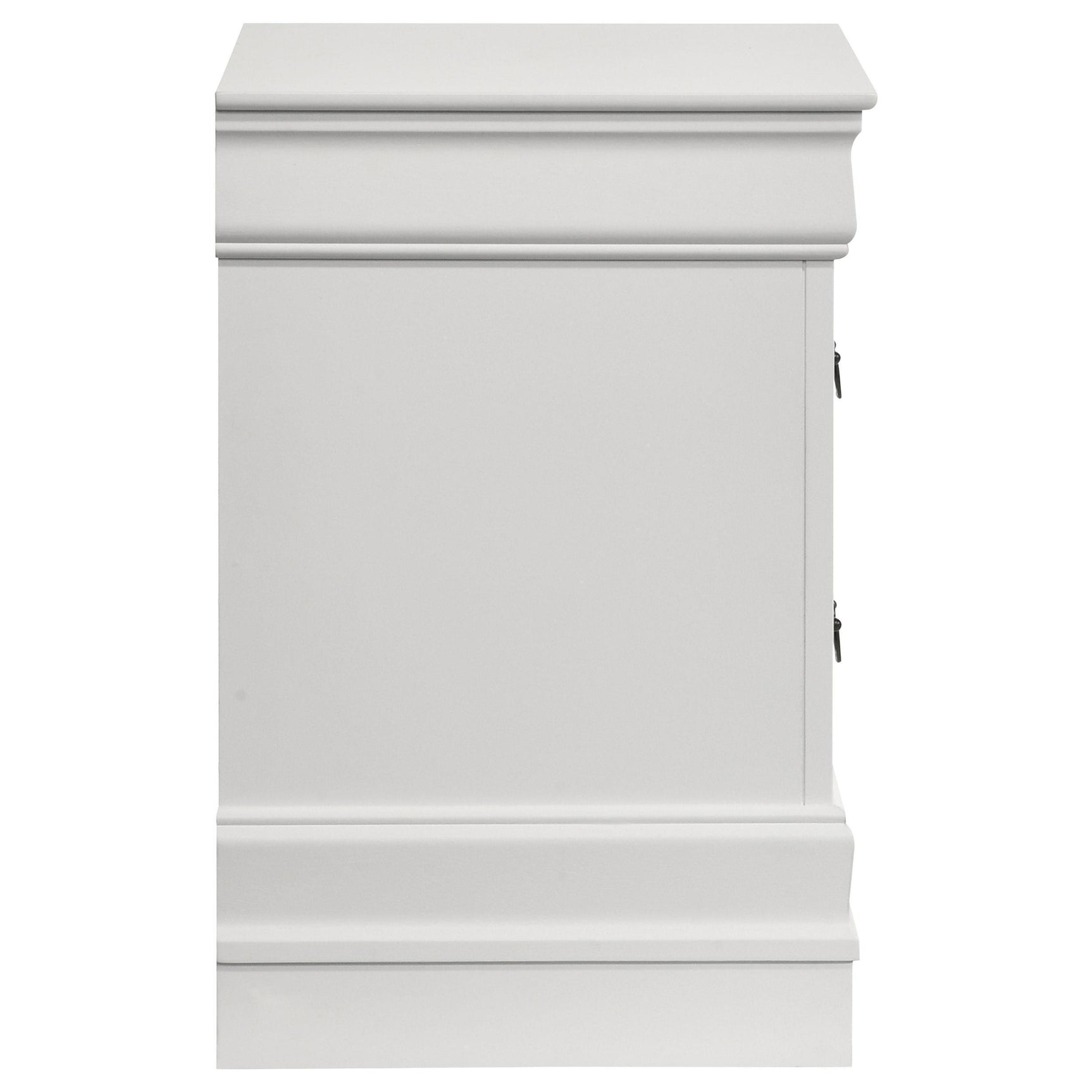 LOUIS PHILIPPE Louis Philippe 2-drawer Nightstand Bedide Table White 202442