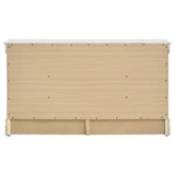 LOUIS PHILIPPE Louis Philippe 6-drawer Dresser White 202443