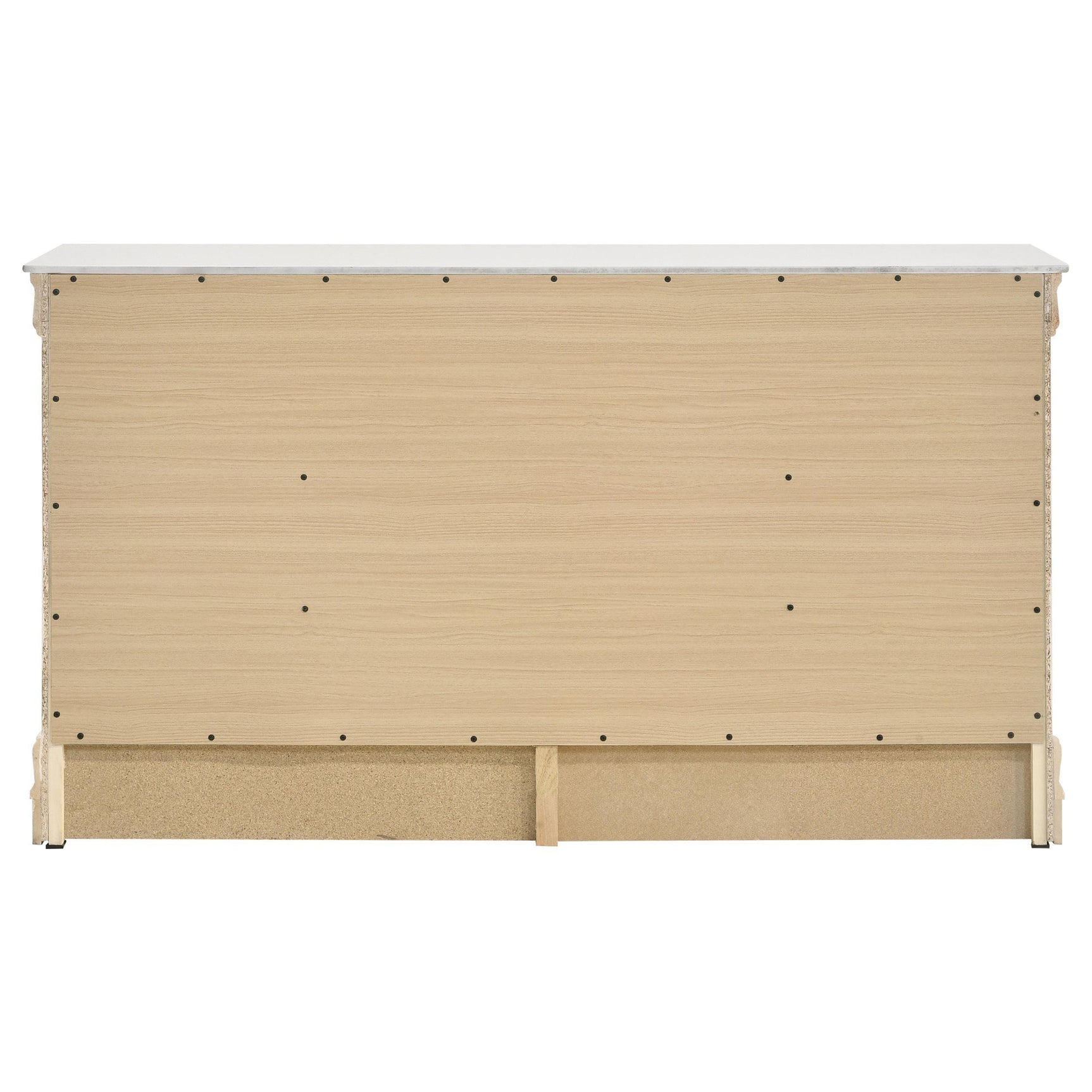 LOUIS PHILIPPE Louis Philippe 6-drawer Dresser White 202443