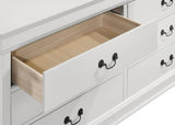 LOUIS PHILIPPE Louis Philippe 6-drawer Dresser White 202443