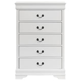 LOUIS PHILIPPE Louis Philippe 5-drawer Bedroom Chest White 202445