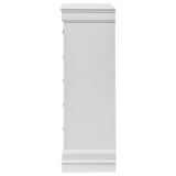 LOUIS PHILIPPE Louis Philippe 5-drawer Bedroom Chest White 202445