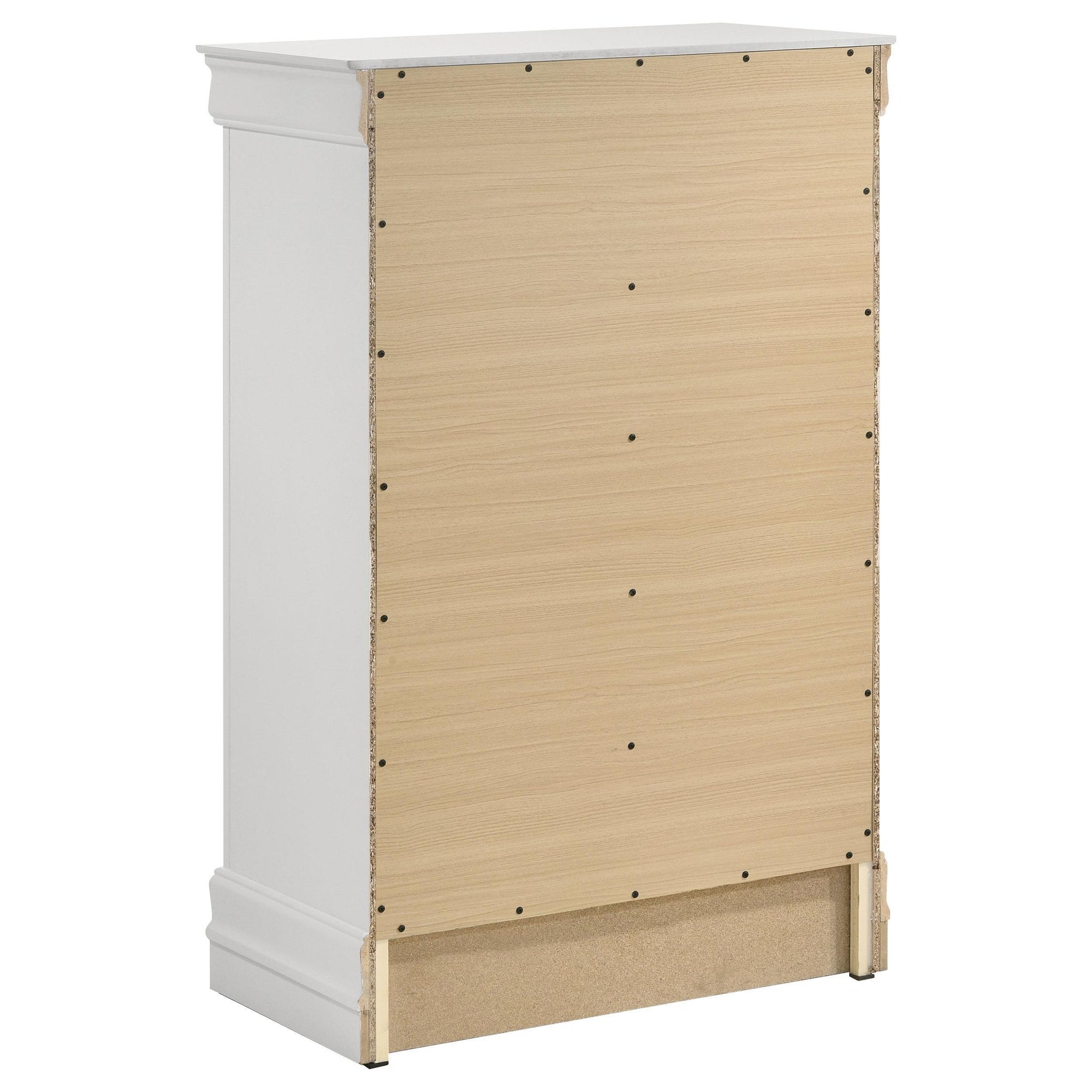 LOUIS PHILIPPE Louis Philippe 5-drawer Bedroom Chest White 202445