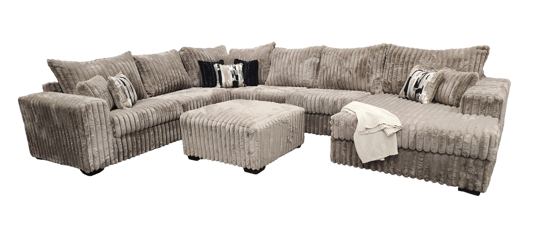 Texan Mocha Oversized Sectional