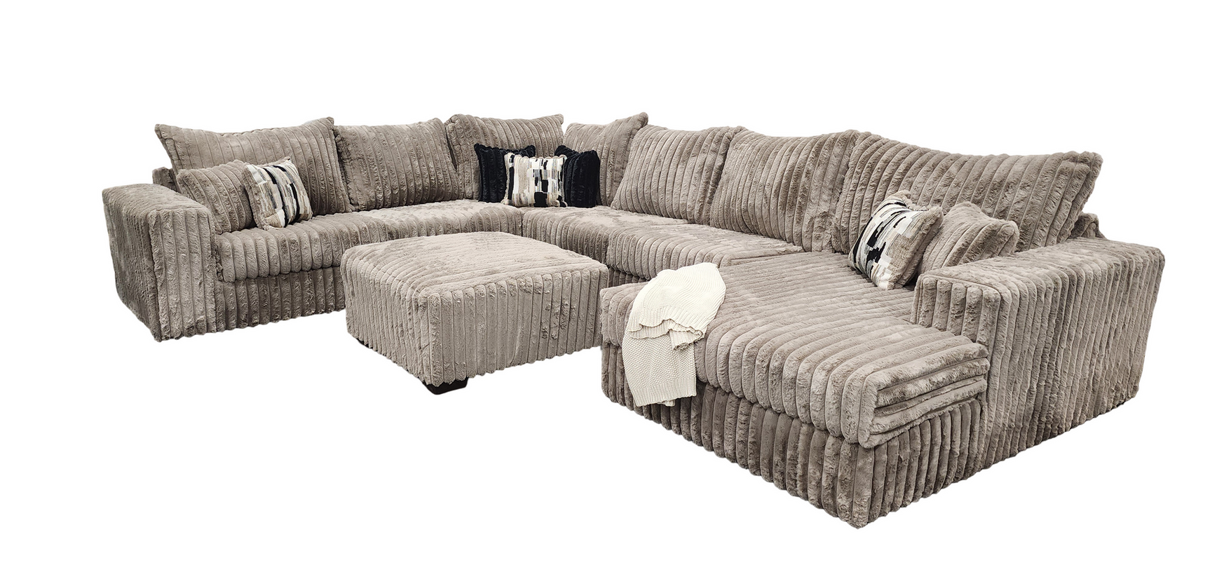 Texan Mocha Oversized Sectional