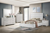 Felicity 53-inch Upholstered Full Platform Bed White