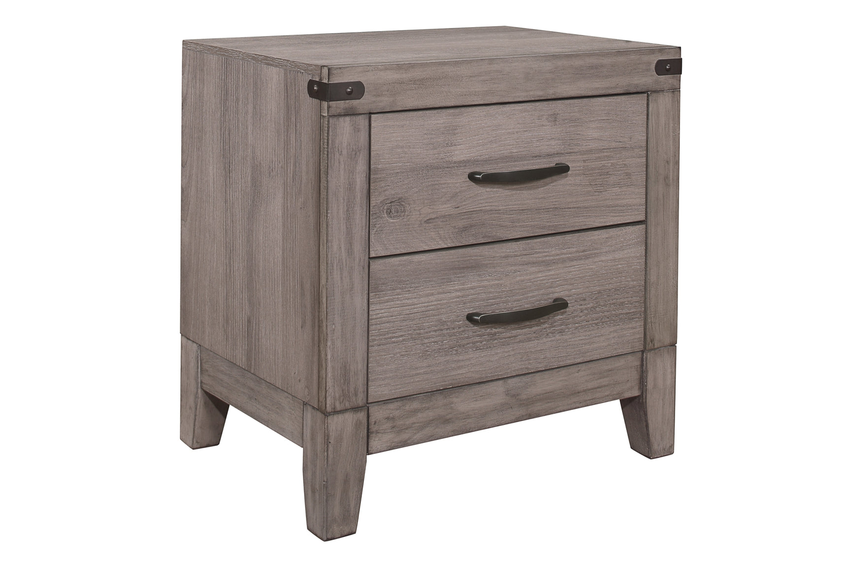 Woodrow Gray Upholstered Panel Bedroom Set