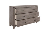 Woodrow Gray Upholstered Panel Bedroom Set
