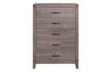 Woodrow Gray Upholstered Panel Bedroom Set