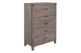 Woodrow Gray Upholstered Panel Bedroom Set