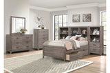 Woodrow Gray Upholstered Panel Bedroom Set