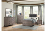 Woodrow Gray Upholstered Panel Bedroom Set