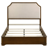 Garland 58-inch Eastern King Panel Bed Cream Brown Cherry