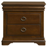Garland 3-drawer Nightstand Bedside Table Brown Cherry