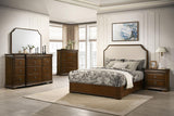 Garland 3-drawer Nightstand Bedside Table Brown Cherry