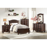 Meghan Espresso Panel Full Bed