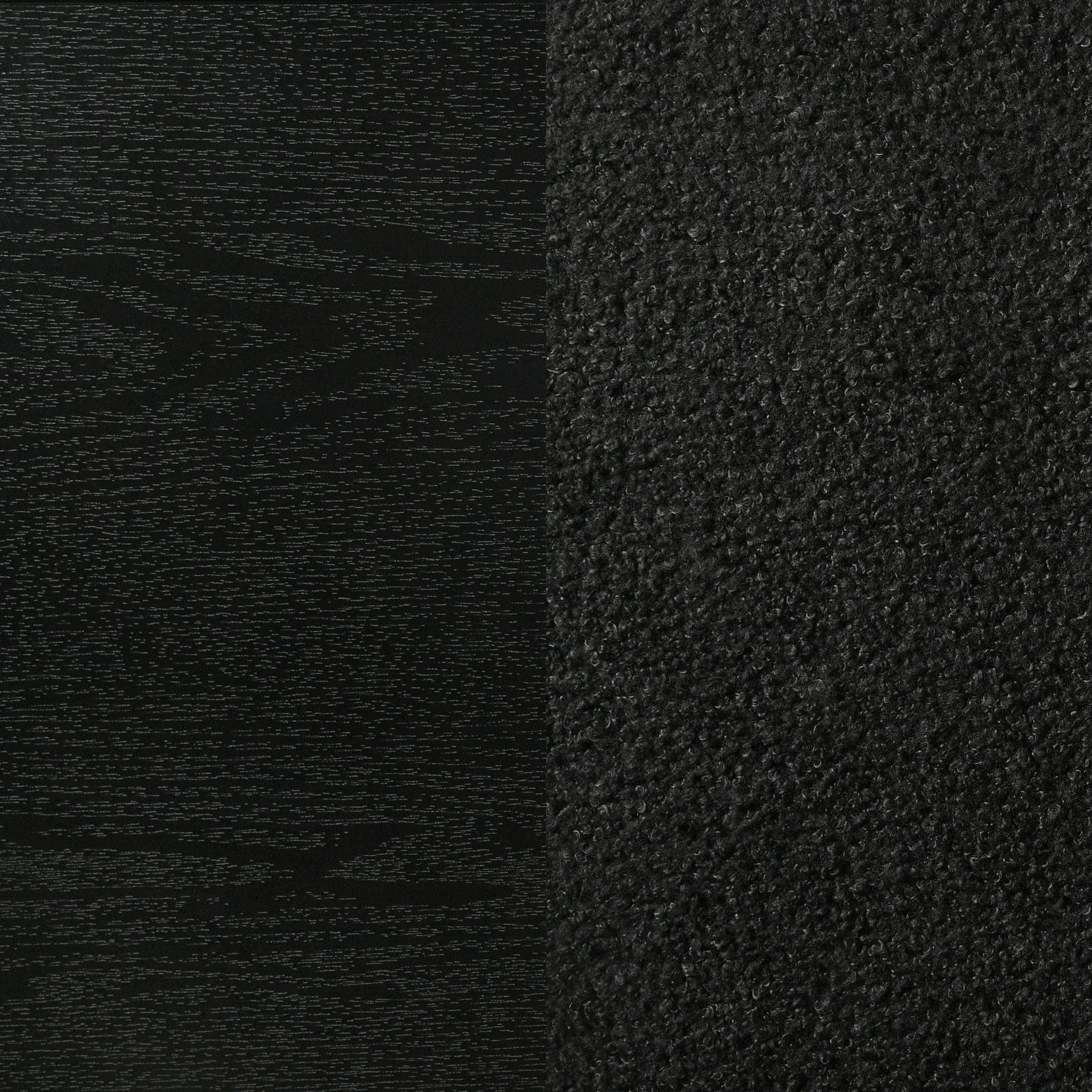 MIRANDA COLLECTION Miranda 55-inch Upholstered King Panel Bed Black