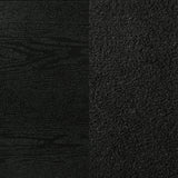 Miranda 54-inch Upholstered Twin Panel Bed Black