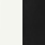 Retro White Black Oval Dining Room Set
