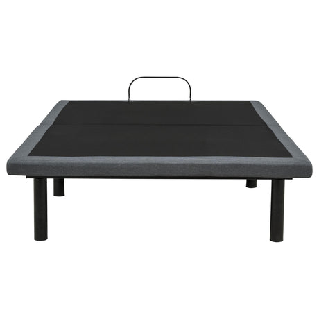 Weston Full Dual-Motor Massage Adjustable Bed Base in Black and Grey — product image 8