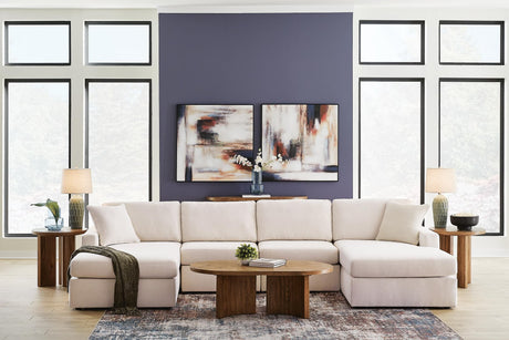 Modmax 4-Piece Sectional with Chaise in Oyster Performance Fabric — product view