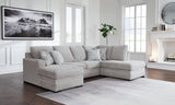 Gabyleigh Nickel Performance Fabric,Next-Gen Nuvella™ 2-Piece Sectional with Chaise