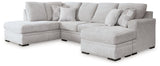 Gabyleigh Nickel Performance Fabric,Next-Gen Nuvella™ 2-Piece Sectional with Chaise