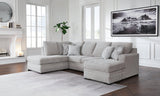 Gabyleigh Nickel Performance Fabric,Next-Gen Nuvella™ 2-Piece Sectional with Chaise