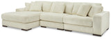 Lindyn Ivory 3-Piece Sectional With Chaise 21104S13 - Ella Furniture
