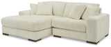 Lindyn Ivory 2-Piece Sectional With Chaise 21104S3 - Ella Furniture