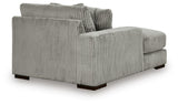 Lindyn Fog 4-Piece Sectional with Double Chaise