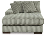 Lindyn Fog 3-Piece Sectional with Double Chaise