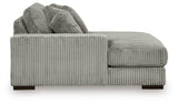 Lindyn Fog 4-Piece Sectional with Double Chaise