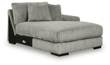 Lindyn Fog 4-Piece Sectional with Double Chaise