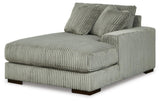 Lindyn Fog 4-Piece Sectional with Double Chaise