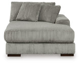 Lindyn Fog 4-Piece Sectional with Double Chaise