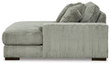 Lindyn Fog 3-Piece Sectional with Double Chaise