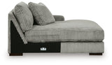 Lindyn Fog 4-Piece Sectional with Double Chaise