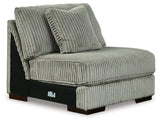 Lindyn Fog 3-Piece Sectional with Double Chaise