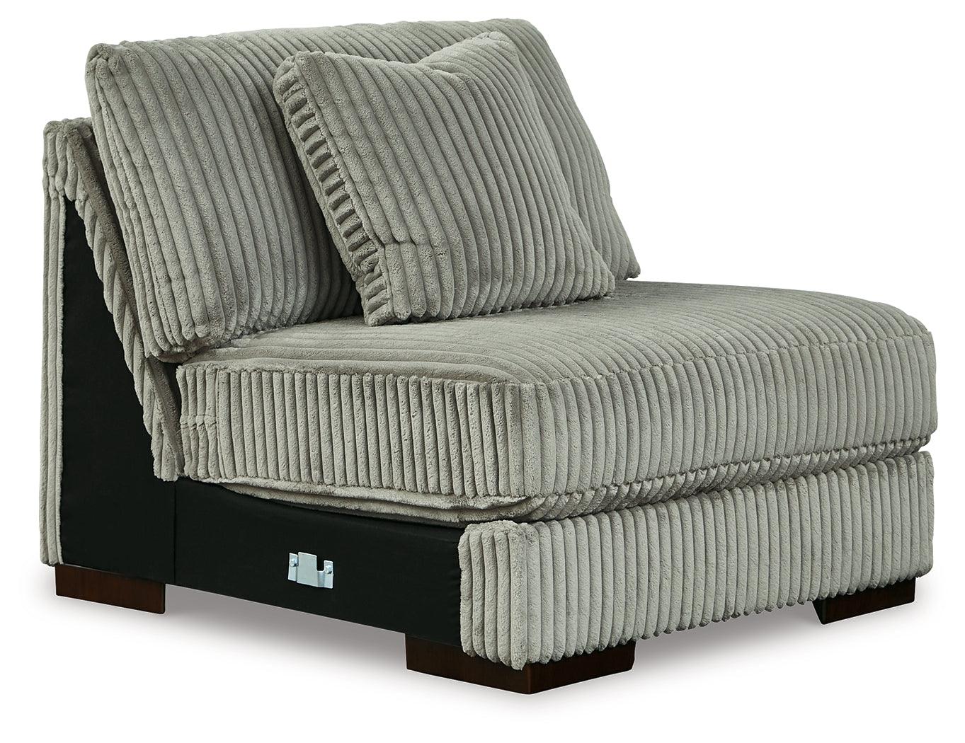 Lindyn Fog 3-Piece Sectional with Double Chaise