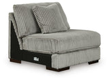 Lindyn Fog 4-Piece Sectional with Double Chaise