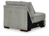 Lindyn Fog 4-Piece Sectional with Double Chaise