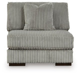 Lindyn Fog 4-Piece Sectional with Double Chaise