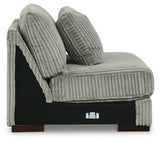 Lindyn Fog 4-Piece Sectional with Double Chaise