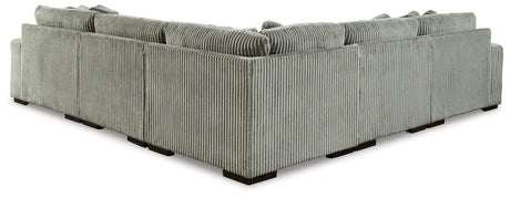 Lindyn Fog 5-Piece Sectional With Chaise 21105S7 - Ella Furniture
