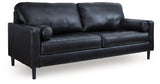 Bryceview Onyx Leather Sofa